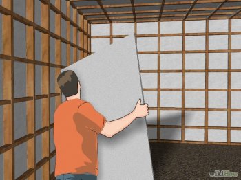 Изображение с названием Install Ceiling Drywall Step 4